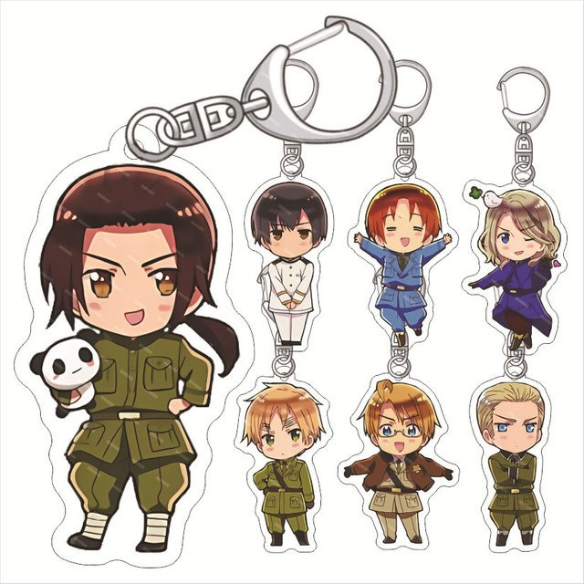 Schlüsselanhänger Acryl, Anime Hetalia Axis Powers, Unisex - Bild 1
