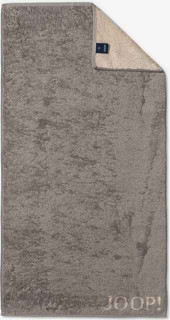 Joop Duschtuch Classic Doubleface aus Baumwolle, Graphitgrau, Fluffy Terry - Bild 1