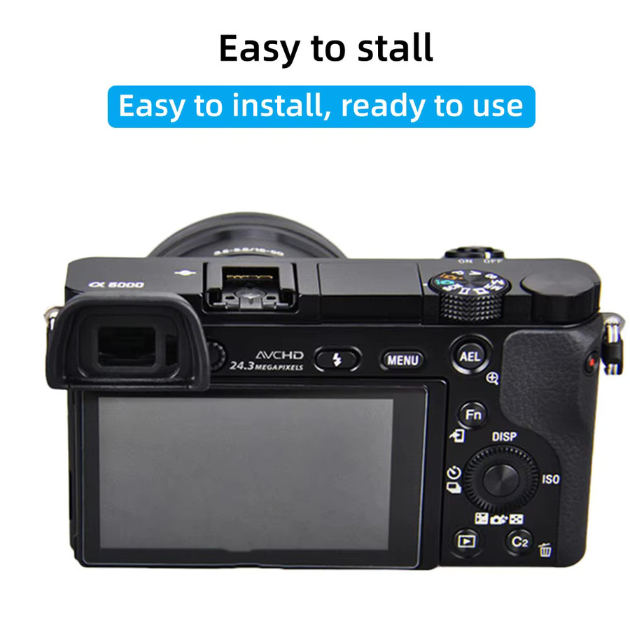 Sony Ersatz-Augenmuschel Sucher aus ABS-Kunststoff in Schwarz für A6300 A6100 A6000 A5100 A5000 NEX-7 NEX-6 NEX-5 - Bild 2