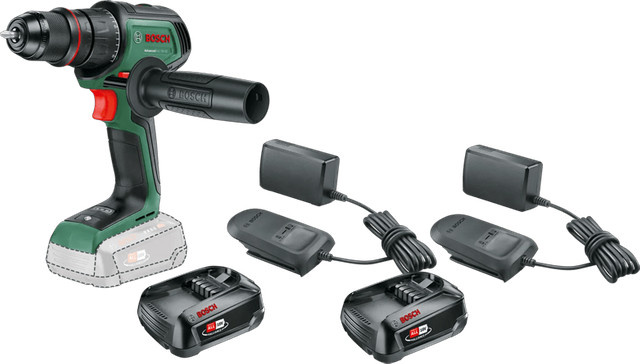Bosch AdvancedDrill 18V-80 Starterset mit 2x 2,5-Ah Akkus in Multicolor - Bild 1
