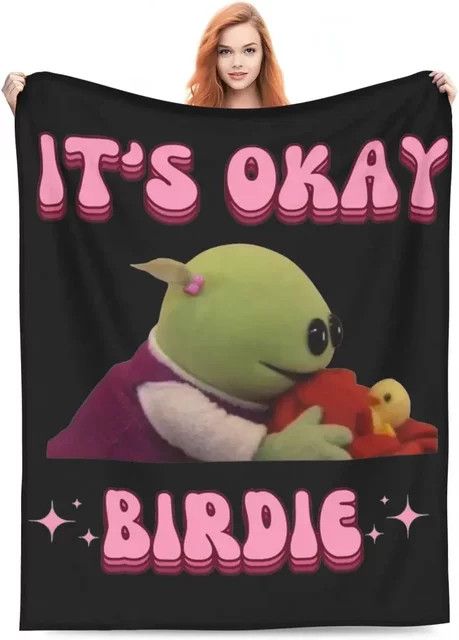 Nanalan Birdie Samt-Überwurfdecke - Bild 1