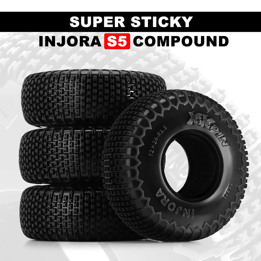 INJORA XHX Pin Reifen, 1,3", 72*24mm, für 1/18 1/24 Micro Crawler - Bild 4