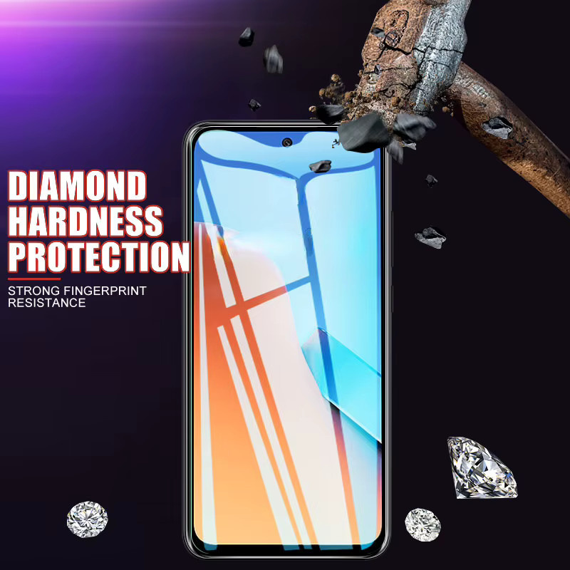 4er-Pack Displayschutzfolie aus Glas für Xiaomi Redmi Note 11 10 9 8 7 Pro und Redmi 10c in Transparent - Bild 5