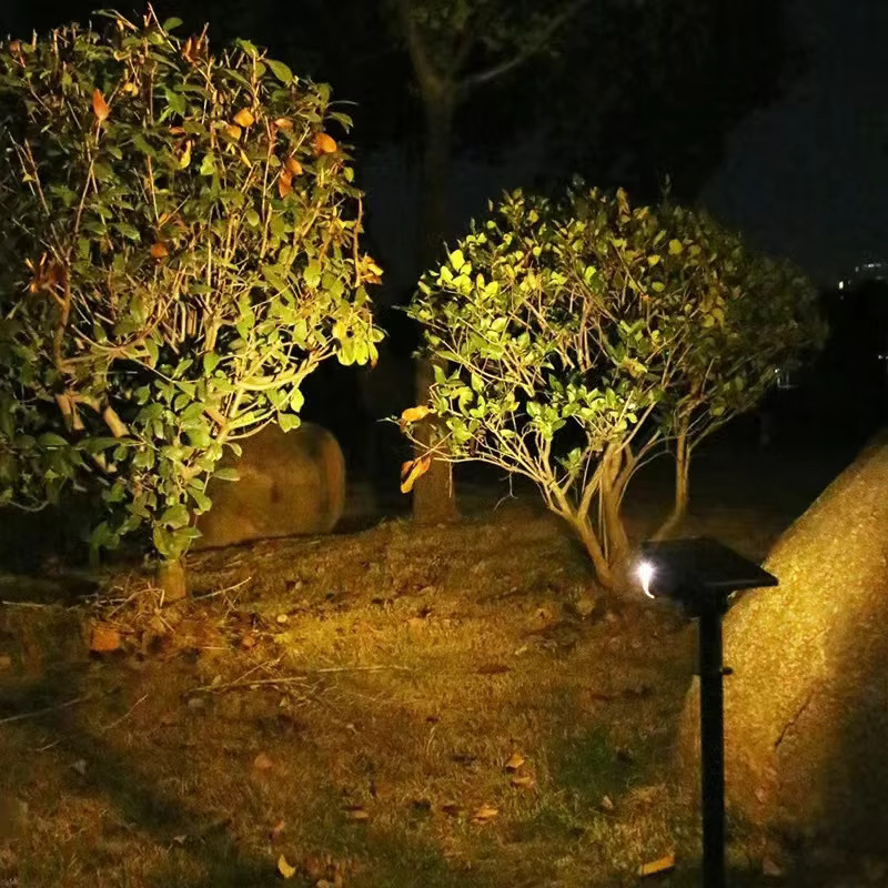 Super-Cheese Solar LED Flutlicht Set, 53 SMD LEDs, Wasserdichter Outdoor Scheinwerfer in Schwarz für Garten, Terrasse und Wege - Bild 5