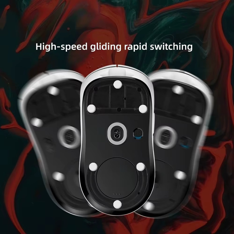 40 Stück Logitech Mausgleiter in Weiß, gummierte Mausfüße mit 6,5 mm Durchmesser und 0,8 mm Dicke - Bild 4