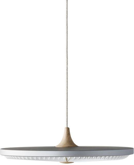 Le Klint Soleil Pendelleuchte in Weiß aus Holz, Aluminium und Papier - Bild 1