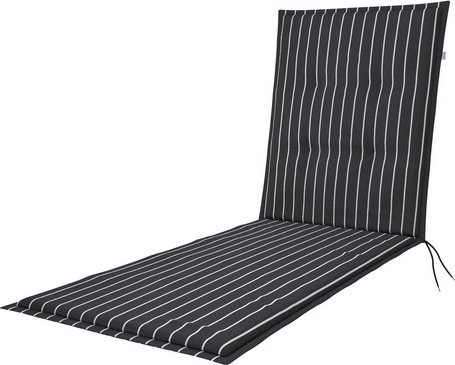 DOPPLER Liegenauflage Living grau gesteppt mit Schaumstofffüllung B/T/H: 195 x 60 x 6 cm - Bild 1