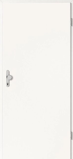 GetaDoor Wohnungseingangstür CPL Weiß modern Rechtsanschlag B: 86,0 cm, H: 198,5 cm - Bild 1