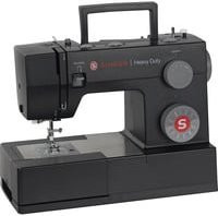 Singer Heavy Duty 4432 Nähmaschine in Schwarz und Grau mit App-Steuerung und Edelstahl-Elementen - Bild 1