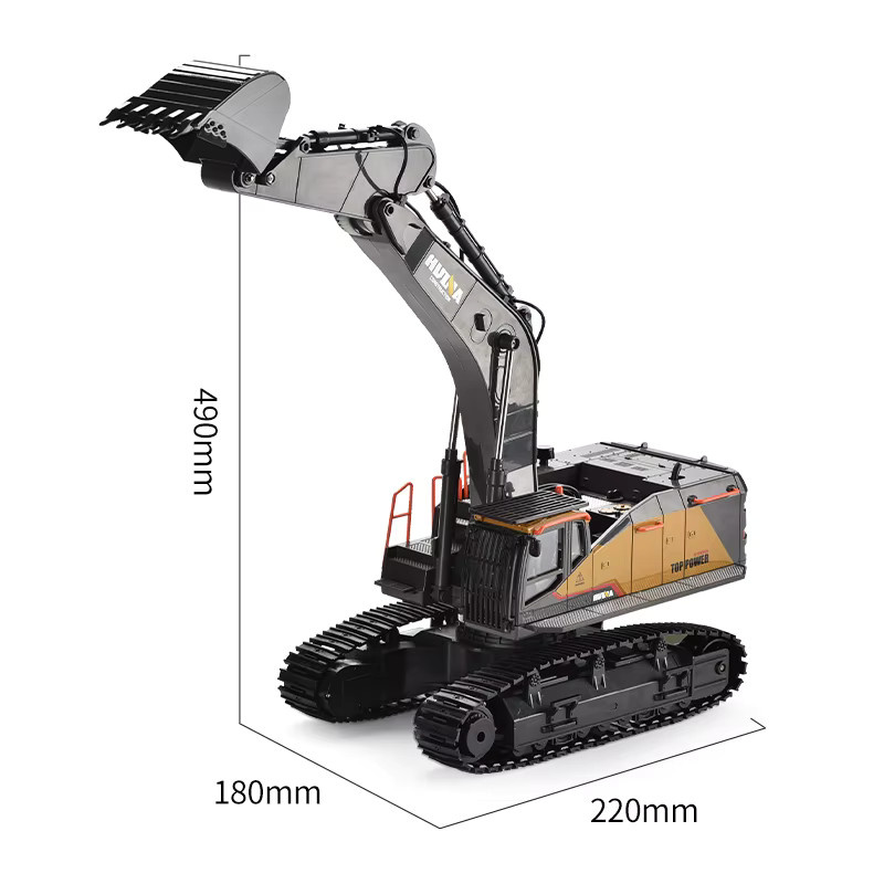 HUINA 1592 Bagger, ferngesteuert, 1:14 Maßstab - Bild 4