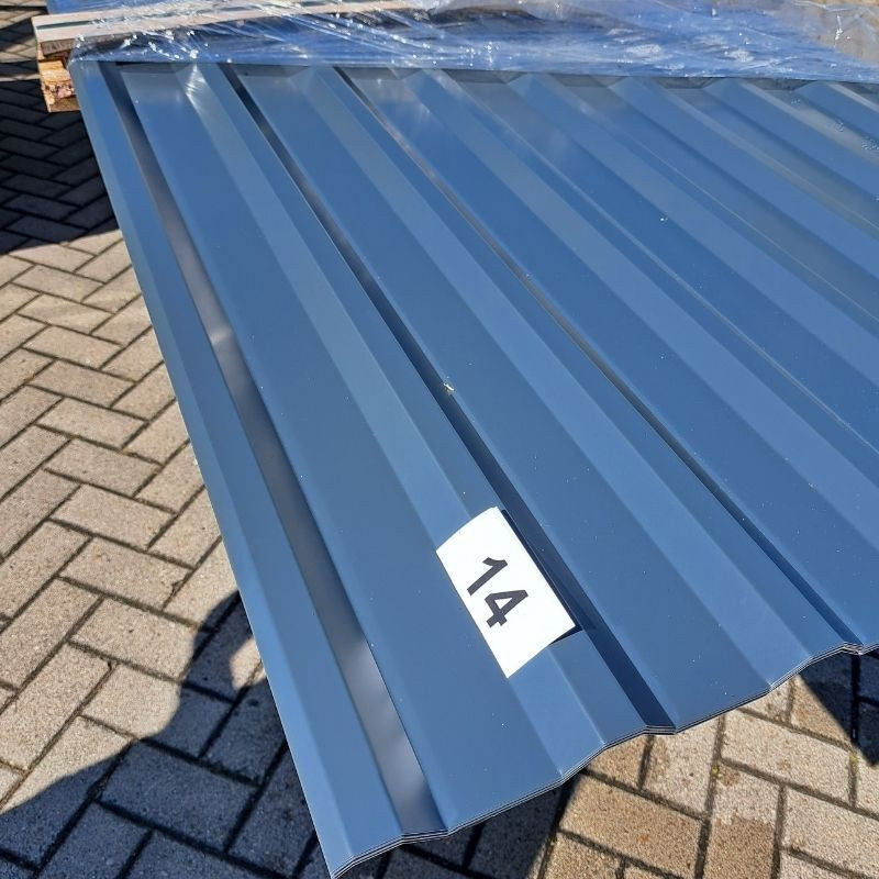 Trapezblech Dach Friedrich von Lien AG Anthrazitgrau 9 Stück Länge: 5,20 m, Breite: 138 cm - Bild 1
