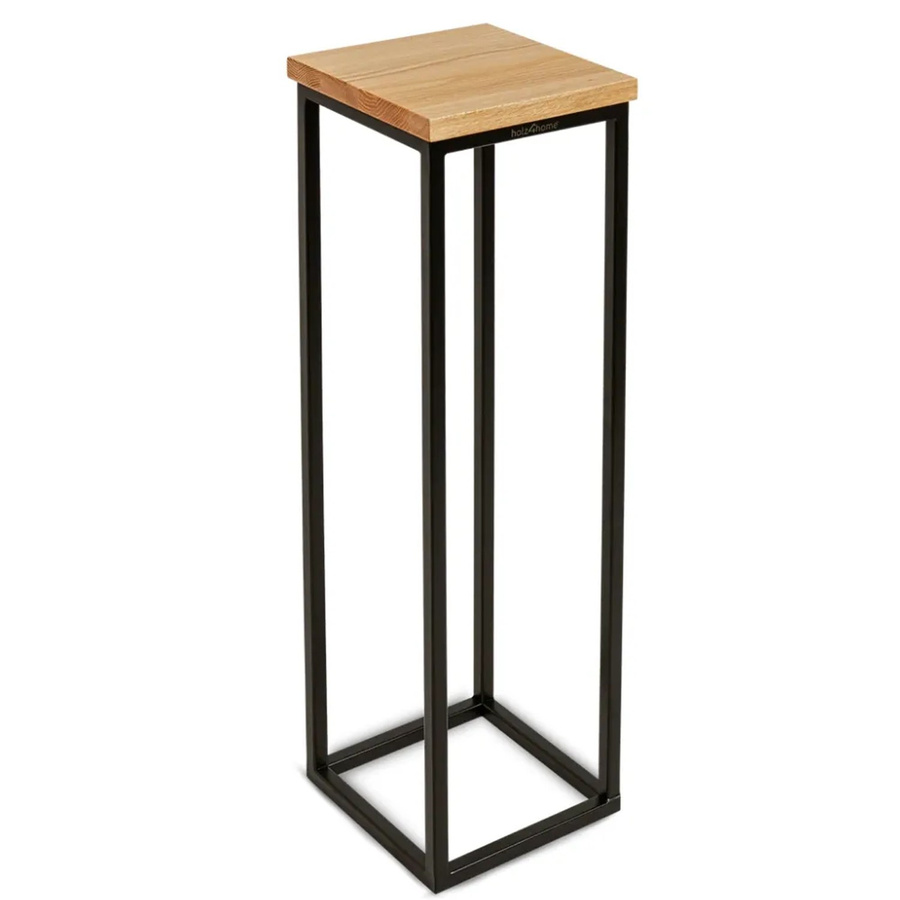 DELUKE Blumenständer LURI aus Eichenholz und Metall in Eiche Braun, Höhe: 70 cm - Bild 2