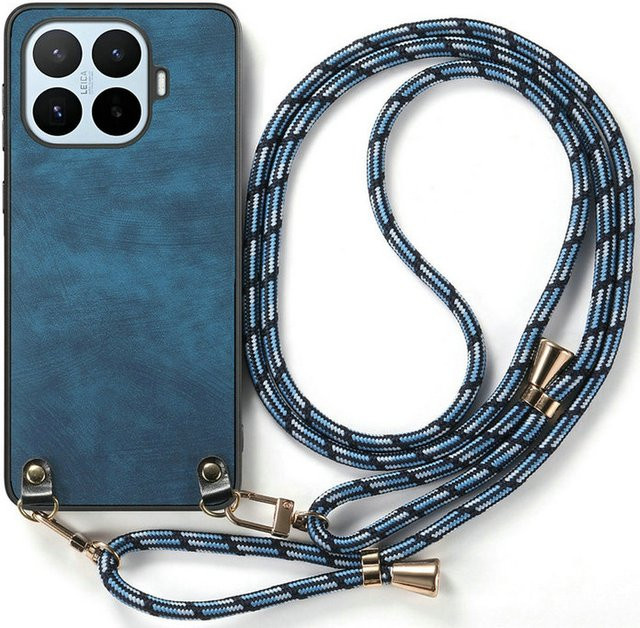 Xiaomi 17T Pro 5G Crossbody Armor Leder-Rückenschale in Braun - Bild 1