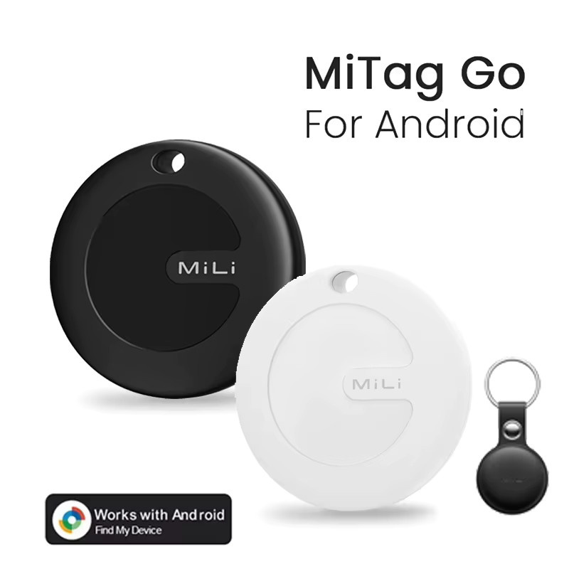 MiLi ITag Bluetooth-Tracker für Google Find My Device zur Anti-Verlust-Ortung für Android, erhältlich in Schwarz oder Weiß - Bild 2