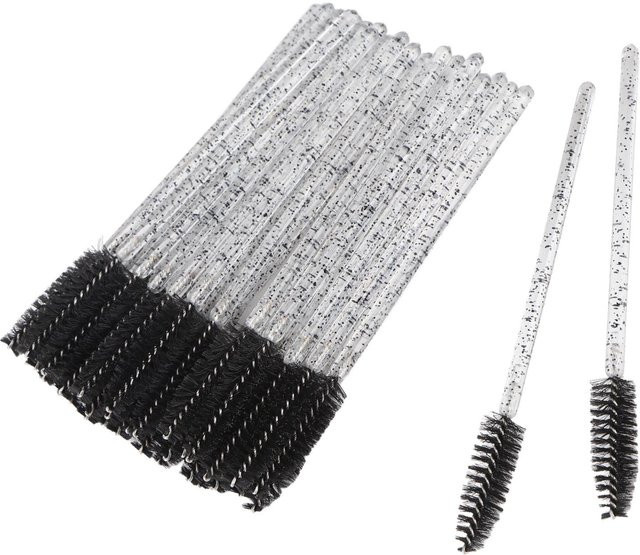 GoolRC Einweg-Wimpernbürsten, 100 Stück, grau - Bild 1