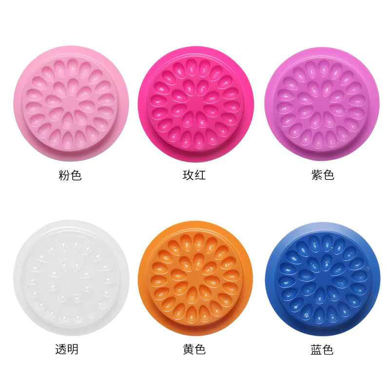 myaokue-up Wimpern Kleber Halter, 100 Stück, Wimpernverlängerung Zubehör - Bild 3