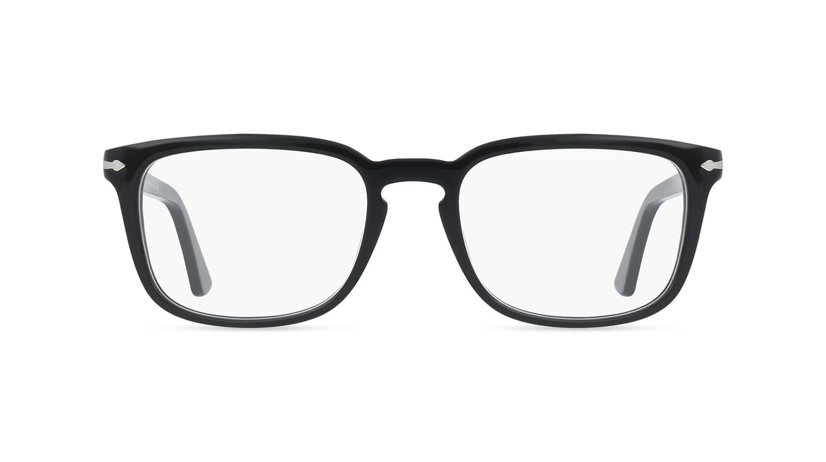 Persol 0PO3382V Korrektionsbrille, Vollrand, Quadratisch, Acetat, Unisex, schwarz - Bild 1
