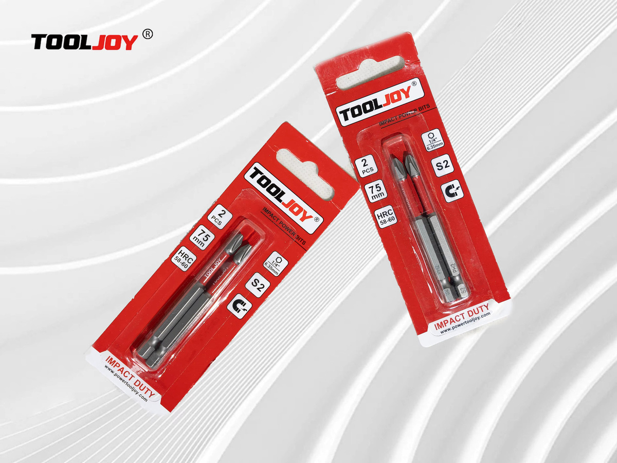 TOOLJOY S2 75mm Kreuzschlitz-Schlagschraubendreher-Bit mit starker Magnetisierung und hoher Härte - Bild 2