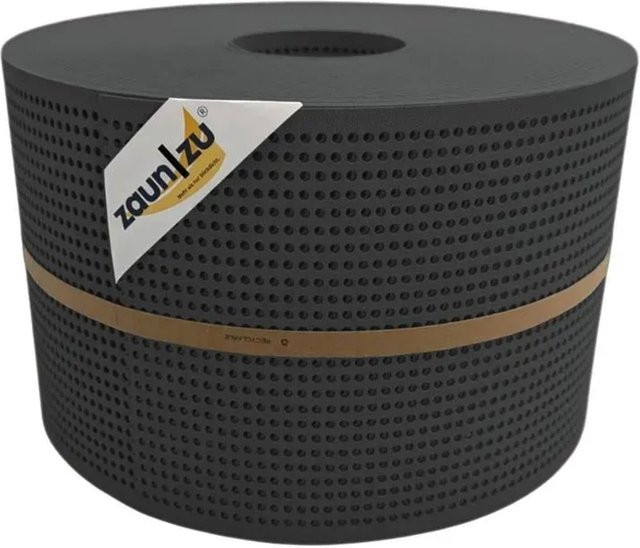 zaunzu Sichtschutz PP Premium gelocht, 30 Prozent Streifen, Anthrazit, 50 m - Bild 1