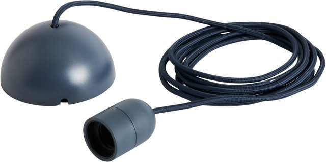 HAY Common Pendant Cord Set Pendelleuchten-Set mit Kabel für E27 in Blau - Bild 1