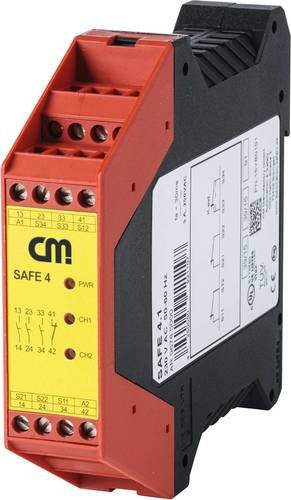 CM Manufactory Erweiterungsmodul SAFE X4 mit 4 Schließern und 1 Öffner, Betriebsspannung 230 V/AC - Bild 1