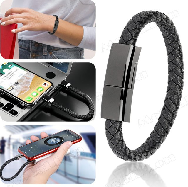 USB-C zu USB-C Ladekabel und Datenkabel für iPhone, Samsung, Xiaomi, Huawei und Oppo in Schwarz - Bild 1