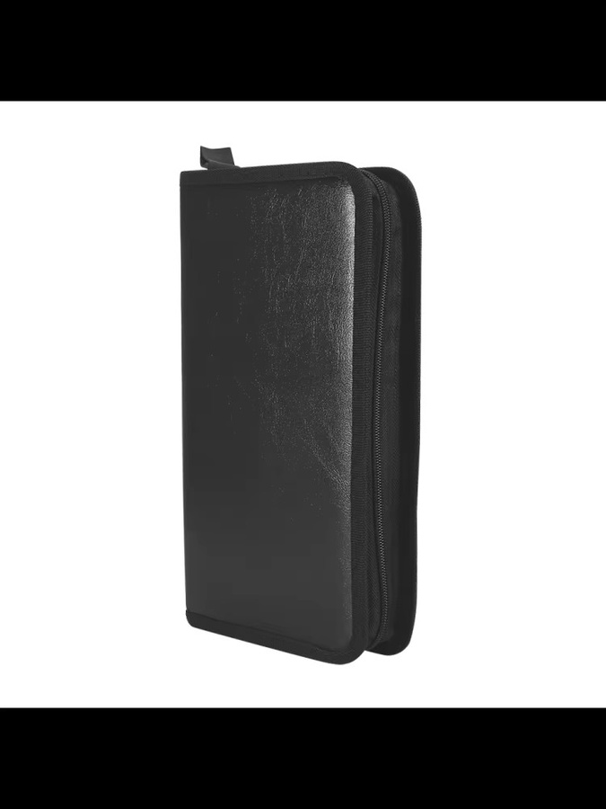 VBESTLIFE CD-DVD-Organizer-Tasche aus Kunstleder in Schwarz für 80 Scheiben - Bild 5