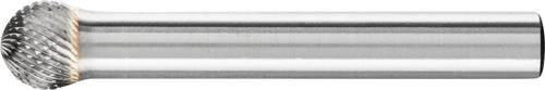 PFERD Hartmetall Hochleistungsfrässtift MICRO Kugel KUD für die Feinbearbeitung, Farbe: Silber, Durchmesser: 8 mm, Arbeitslänge: 7 mm, Schaft-Ø: 6 mm, Gesamtlänge: 47 mm - Bild 1