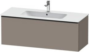 Duravit Waschtischunterschrank D-Neo, wandhängend, Weiß/Grau Matt, B/T/H: 121 x 46,2 x 44 cm - Bild 1
