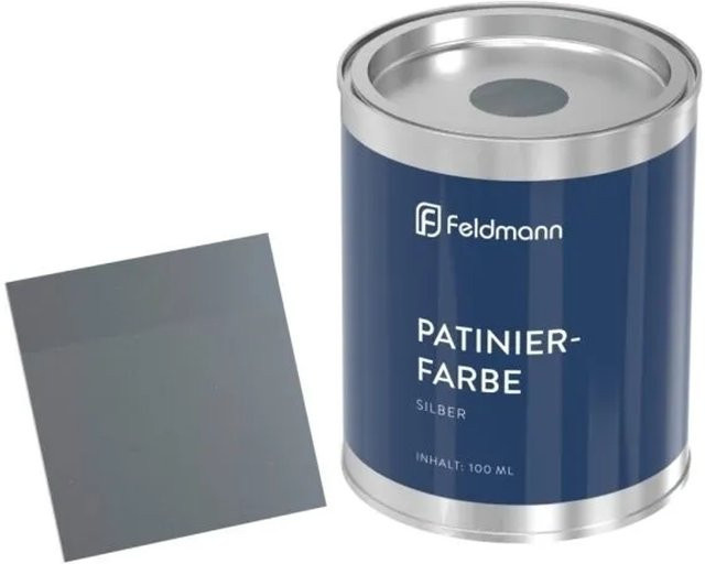 FeNau Patinierfarbe Silber 100 ml - Bild 1