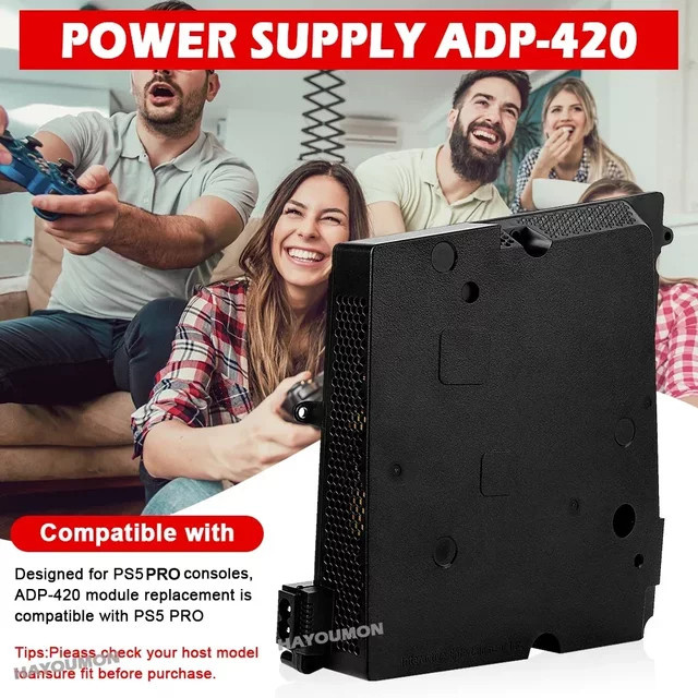 Sony ADP-420DR Netzteiladapter für PS5 Pro Host Internes Original-Netzteil, Schwarz - Bild 1