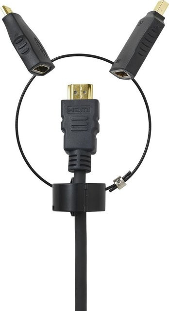VivoLink PROADRING2 HDMI Adapter Set mit HDMI Mini und HDMI Micro in Schwarz - Bild 1