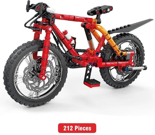 Linyi toy car Fahrrad Bausteine Set, Mechanische Bewegung, Mountainbike, ab 3 Jahre - Bild 1