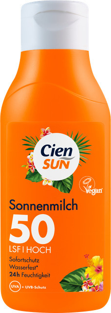 Cien Sun Sonnenmilch Lotion, LSF 50, 250 ml, Unisex - Bild 1