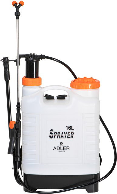 Adler Handdrucksprüher für den Garten mit 16 l Rucksack und 83 cm Sprühlanze - Bild 1