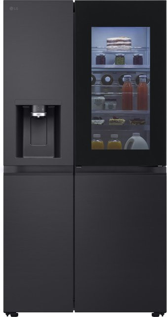 LG Side by Side Kühlschrank essence in Schwarz Matt GSXE90EVAD - Bild 1