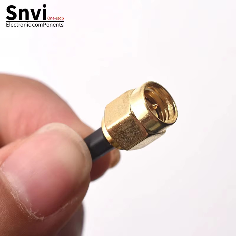 SNVI SMA-Adapterkabel 1-zu-2 Testkabel mit SMA-Stecker und SMA-Buchse auf Dupont 2,54-Buchse in Gold - Bild 2