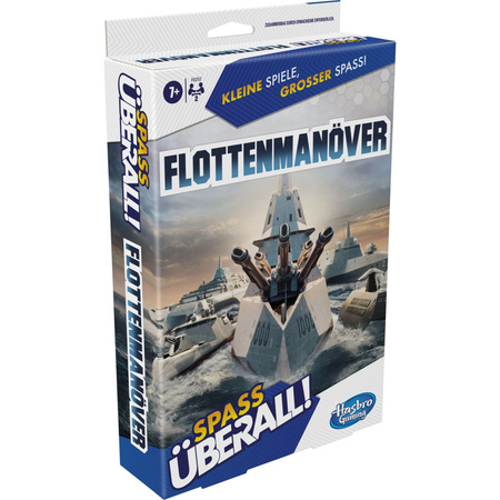 Hasbro Flottenmanöver Kompakt Reisespiel für 2 Spieler ab 7 Jahren