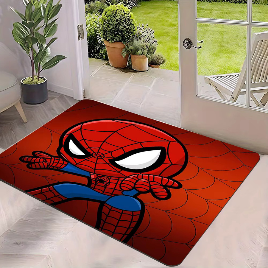 Beast Kingdom Marvel Spider-Man Türmatte, rutschfester Bodenteppich, Multicolor, B: 60,0 cm, T: 60,0 cm, H: 1,0 cm - Bild 5