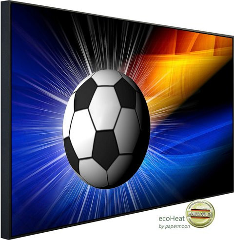papermoon EcoHeat Infrarotheizung Fussball in Bunt mit Matt-Effekt, App-Steuerung und Überhitzungsschutz - Bild 1