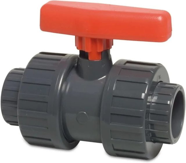 Cepex PVC Kugelhahn mit Muffe für Pool, Teich und Aquaristik, Durchmesser: 32 mm, PN16 - Bild 1