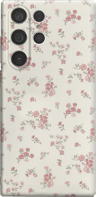 Stoßfeste doppellagige Handyhülle in Blush Rose für Samsung Galaxy S25 Ultra, S24 und S23 Ultra Plus - Bild 1