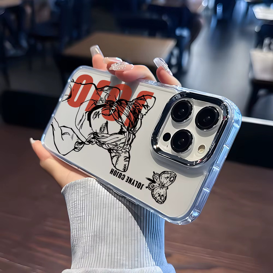 JoJo Bizarre Adventure Transparente Handyhülle für Apple iPhone kompatibel mit iPhone 17 Air 16 16e 15 14 13 12 11 Pro Max X Xs XR 8 Plus - Bild 3