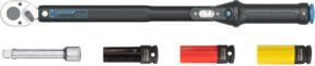 Gedore Drehmomentschlüssel-Satz mit 1/2 Zoll Vierkantantrieb, 40-200 Nm, Set mit Kraftsteckschlüsseln und Verlängerung, Multicolor - Bild 2