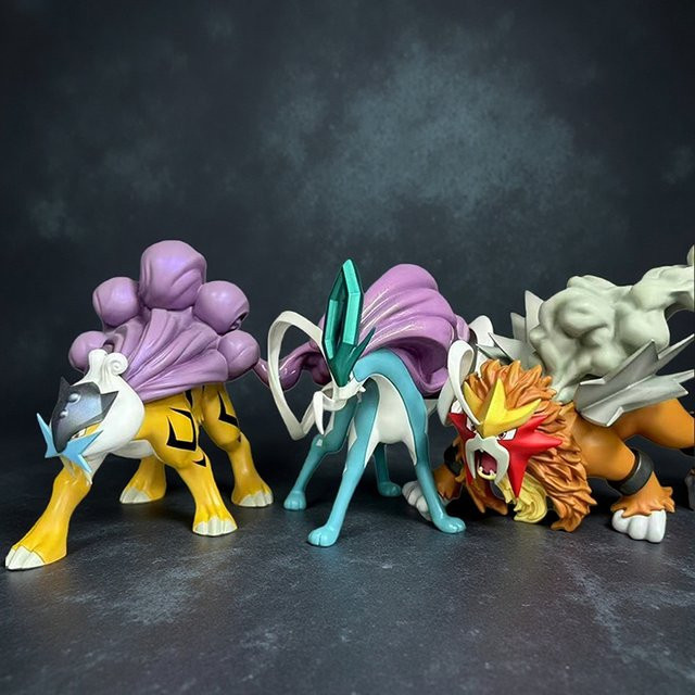 Bandai Pokémon Suicune Entei Raikou, Actionfigur, PVC, Bunt / Mehrfarbig - Bild 1