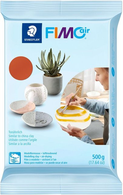 FIMO Modelliermasse FIMOair, Terrakotta, Braun, Orange - Bild 1