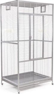 Montana Cages Voliere New Sydney I in Hellgrau, H x B x T: 180 x 90 x 70 cm - Bild 1