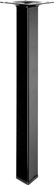 Hettich Tischbein Schwarz Matt B/T/H: 2,5 x 2,5 x 30 cm - Bild 1