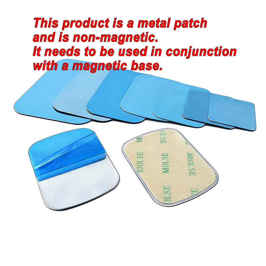 TingDong 10 Stück Universelle Magnetische Metallplatten in Silber als Ersatz-Klebesticker für Magnetische Auto-Handyhalterungen - Bild 2
