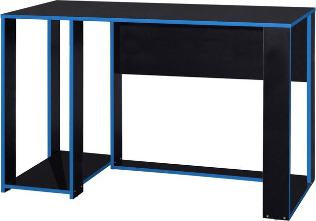 HTI-Line Gamer Schreibtisch in Schwarz mit modernem Design - Bild 1